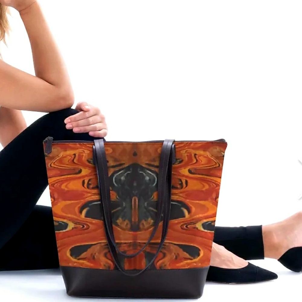 "Flamed Passion" Statement Bag